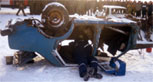 ДТП в Тольятти: иномарка перевернулась в кювет, водитель ''Газели'' сломал 8 ребер