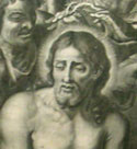 Фрагмент офорта ''Поругание Христа. Увенчание тернием.'' Франсуа Ланго